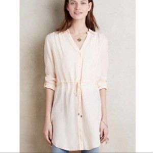 Xs Anthropologie HD in Paris peach carmina tunic